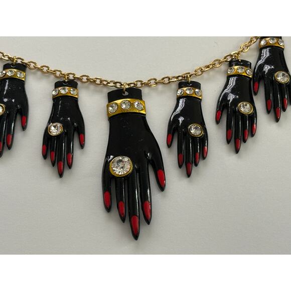 Nicoletta Carlone Hand Necklace Retired Excellent - Picture 3 of 4